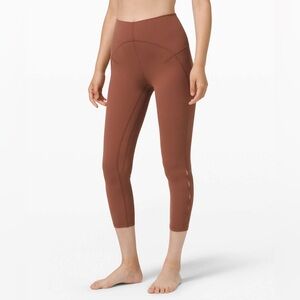 Lululemon Unlimit High-Rise Crop 23" *Keyhole in Ancient Copper Sz 6